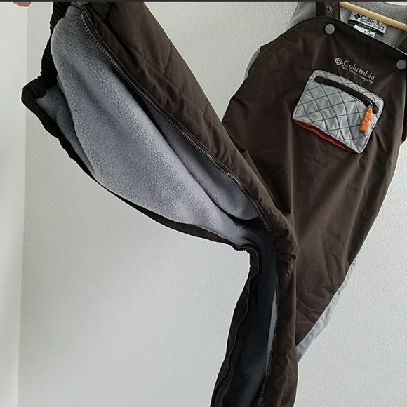 Snow Bibs with front pocket and leg zip - Picture 6 of 8